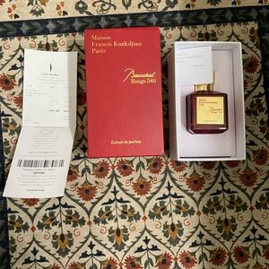 Maison Francis Kurkdjian Red and Gold Baccarat Rouge 540 Gift Box